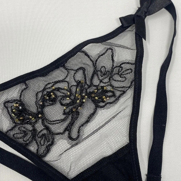Agent Provocateur Lindie Black Thong AP2 Small - Picture 5 of 6